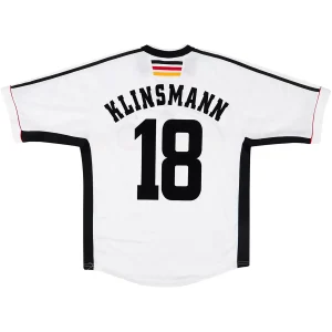 Maillot Rétro Domicile Allemagne Klinsmann #18 1998