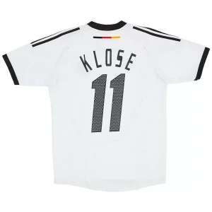 Maillot Rétro Domicile Allemagne Klose #11 2002