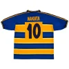 Maillot Rétro Domicile Parme Calcio Nakata #10 1913 - Eleven Crown - Maillot de Football Pas Cher - Survêtements Pas Cher - Maillot de Foorball Enfants Pas Cher - Maillots Retro Vintage Pas Cher- Qualité Premium