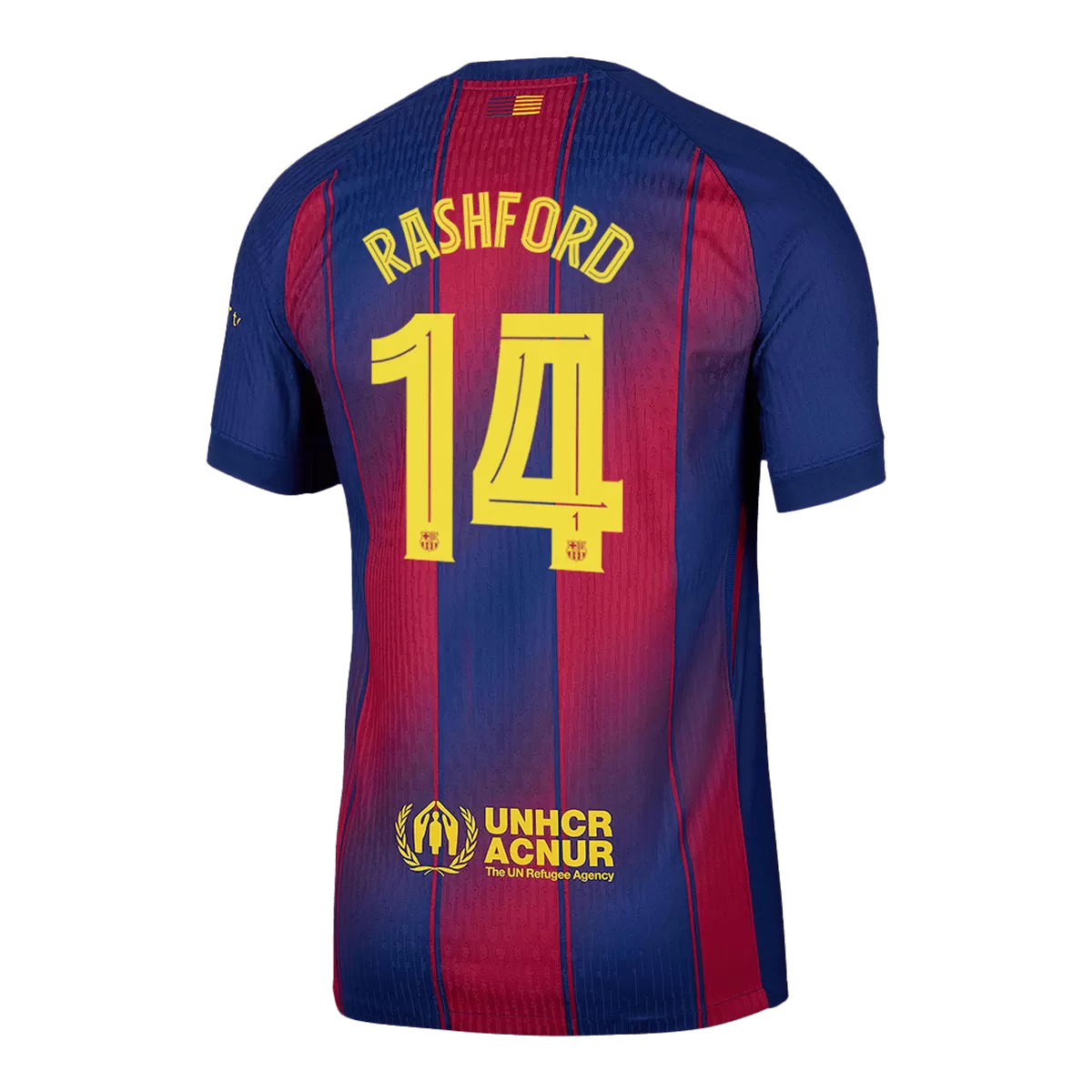 Maillot Player Domicile FC Barcelone Rashford #14 2025/26