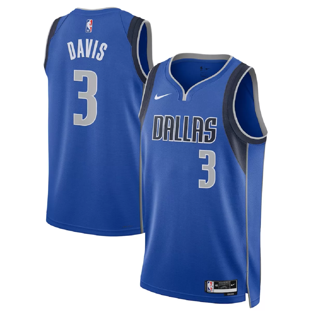Maillot Domicile Dallas Mavericks Anthony Davis #3 2026/27