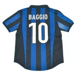 Maillot Rétro Domicile Inter Milan Baggio #10 1998
