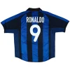 Maillot Rétro Domicile Inter Milan Ronaldo #9 2001 - Eleven Crown - Maillot de Football Pas Cher - Survêtements Pas Cher - Maillot de Foorball Enfants Pas Cher - Maillots Retro Vintage Pas Cher- Qualité Premium