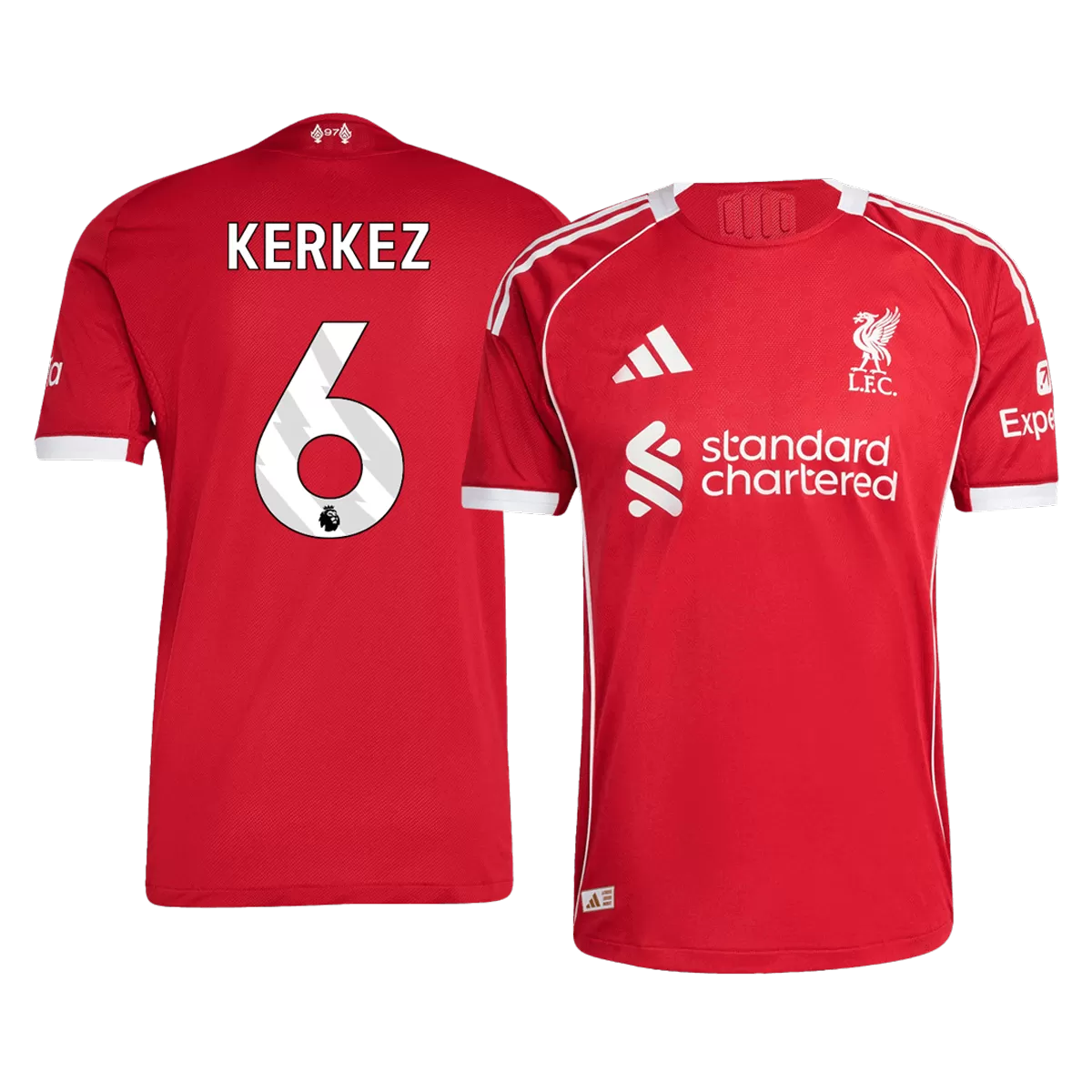 Maillot Player Domicile Liverpool FC Kerkez #6 2025/26 – Image 3