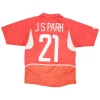 Maillot Rétro Domicile Corée du Sud J S Park #21 2002 - Eleven Crown - Maillot de Football Pas Cher - Survêtements Pas Cher - Maillot de Foorball Enfants Pas Cher - Maillots Retro Vintage Pas Cher- Qualité Premium