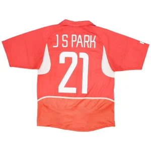 Maillot Rétro Domicile Corée du Sud J S Park #21 2002