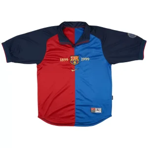 Maillot Rétro Domicile FC Barcelone 1999 – Image 3
