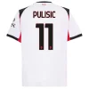 Maillot Extérieur AC Milan Pulisic #11 2025/26 - Eleven Crown - Maillot de Football Pas Cher - Survêtements Pas Cher - Maillot de Foorball Enfants Pas Cher - Maillots Retro Vintage Pas Cher- Qualité Premium