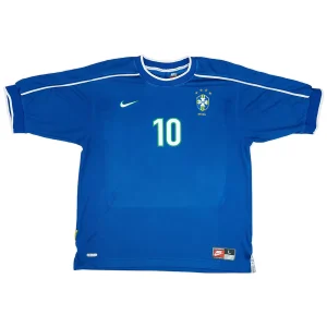 Maillot Rétro Extérieur Brésil Rivaldo #10 1998 – Image 2