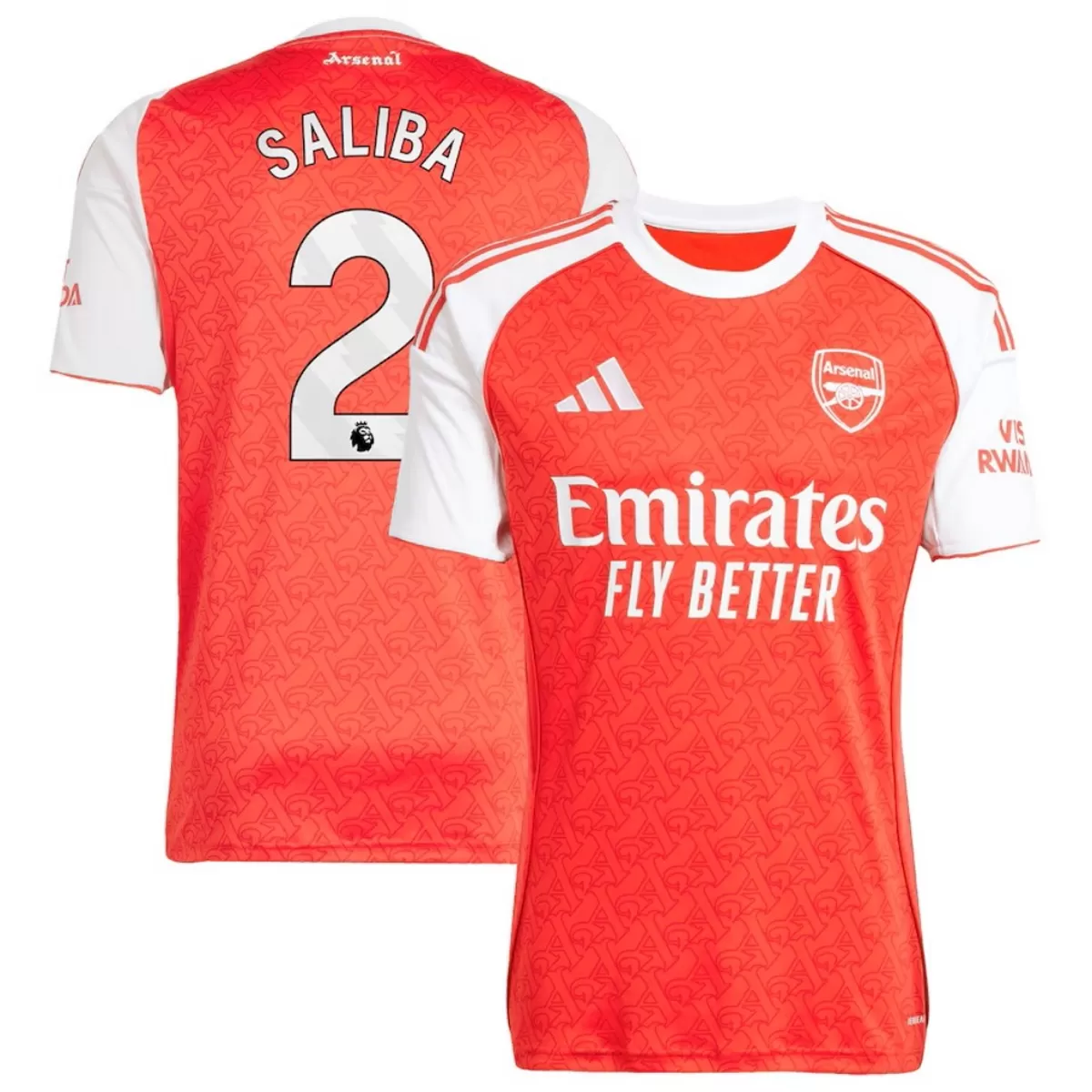 Maillot Domicile Arsenal Saliba #2 2025/26 – Image 3
