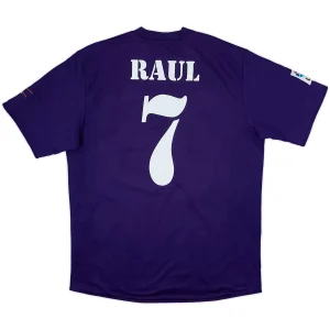 Maillot Rétro Troisième Real Madrid Raul #7 2002