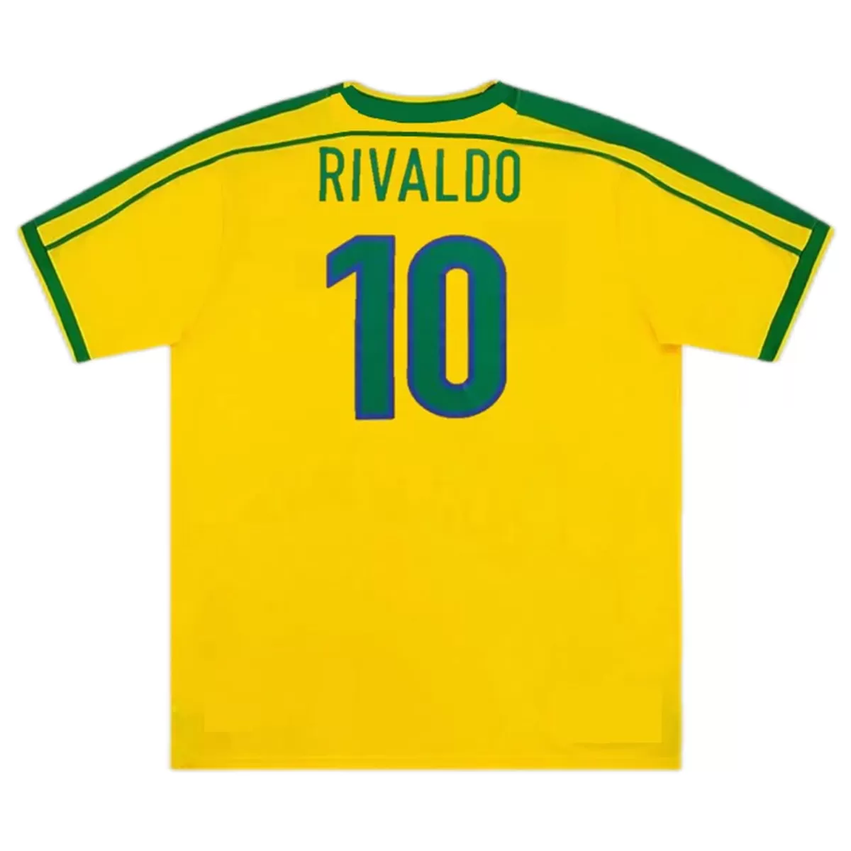 Maillot Rétro Domicile Brésil Rivaldo #10 1998
