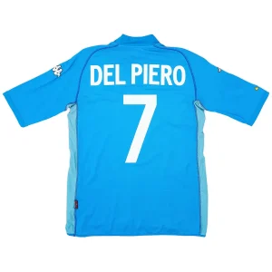 Maillot Rétro Domicile Italie Del Piero #7 2002