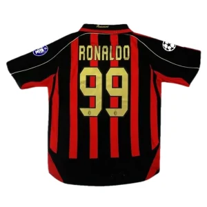 Maillot Rétro Domicile AC Milan Ronaldo #99 2006
