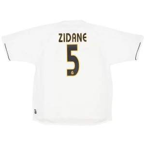Maillot Rétro Domicile Real Madrid Zidane #5 2003