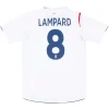 Maillot Rétro Domicile Angleterre Lampard #8 2006 - Eleven Crown - Maillot de Football Pas Cher - Survêtements Pas Cher - Maillot de Foorball Enfants Pas Cher - Maillots Retro Vintage Pas Cher- Qualité Premium