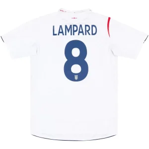 Maillot Rétro Domicile Angleterre Lampard #8 2006