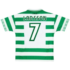 Maillot Rétro Domicile Celtic FC Larsson #7 1997