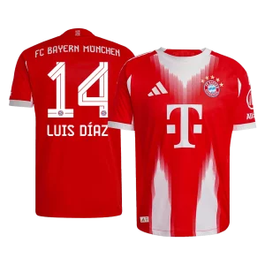 Maillot Player Domicile Bayern Munich Luis Díaz #14 2025/26 – Image 3