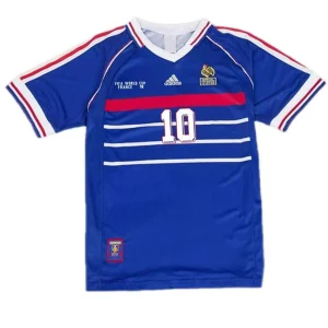 Maillot Rétro Domicile France Zidane #10 1998 – Image 2