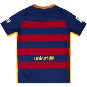 Maillot Rétro Domicile FC Barcelone Messi #10 2015 – Image 3