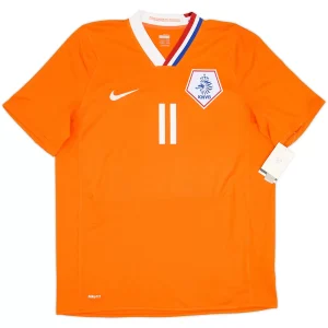 Maillot Rétro Domicile Pays Bas Robben #11 2008 – Image 2
