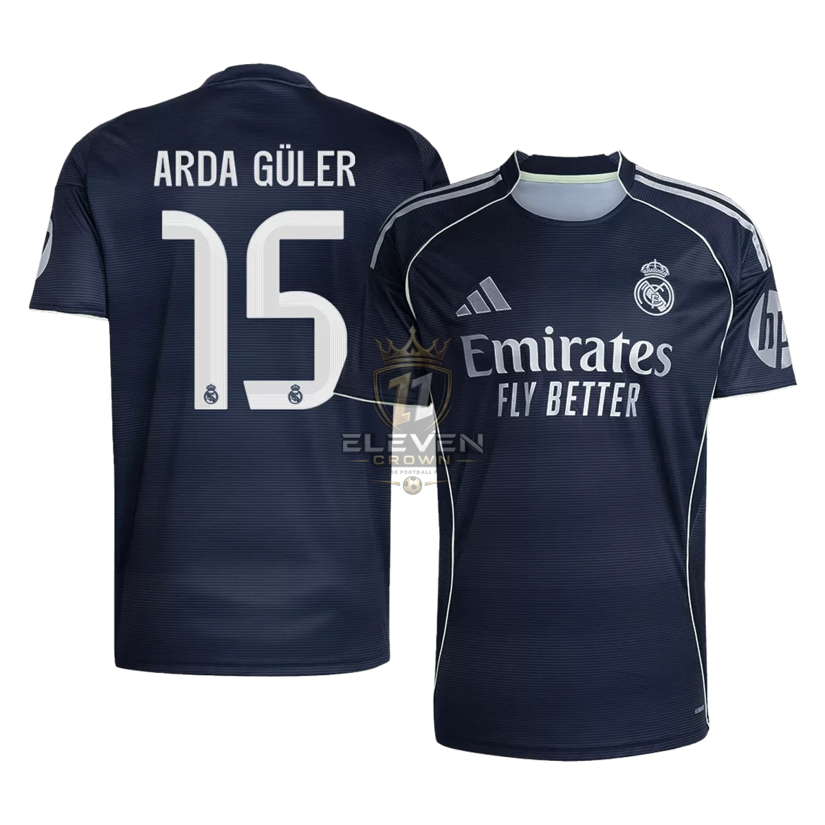Maillot Extérieur Real Madrid Arda Güler #15 2025/26 – Image 3