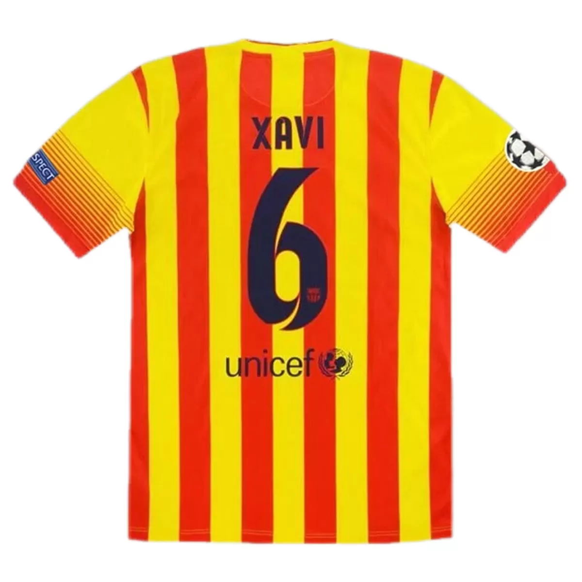 Maillot Rétro Extérieur FC Barcelone Xavi #6 2013