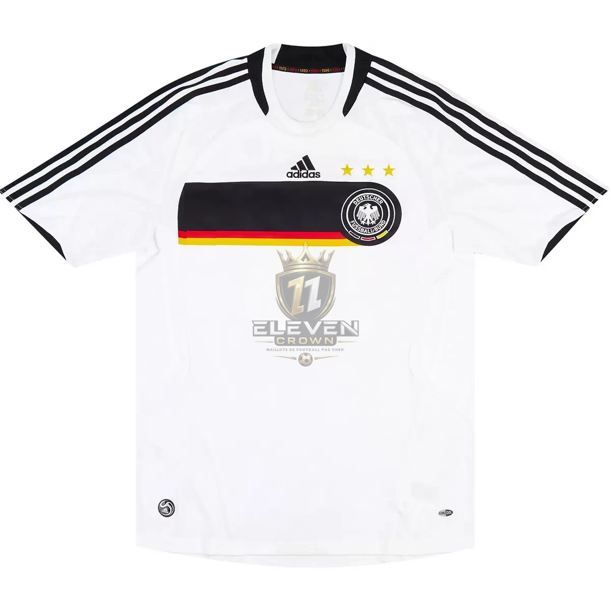 Maillot Rétro Domicile Allemagne Ballack #13 2008 – Image 3