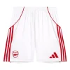 Short Domicile Arsenal 2025/26 - Eleven Crown - Maillot de Football Pas Cher - Survêtements Pas Cher - Maillot de Foorball Enfants Pas Cher - Maillots Retro Vintage Pas Cher- Qualité Premium