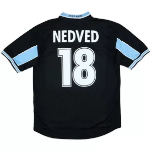 Maillot Rétro Extérieur Lazio Rome Nedved #18 1998