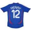 Maillot Rétro Domicile France Henry #12 2006 - Eleven Crown - Maillot de Football Pas Cher - Survêtements Pas Cher - Maillot de Foorball Enfants Pas Cher - Maillots Retro Vintage Pas Cher- Qualité Premium