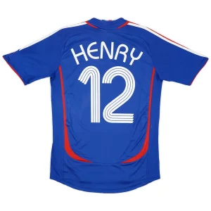 Maillot Rétro Domicile France Henry #12 2006