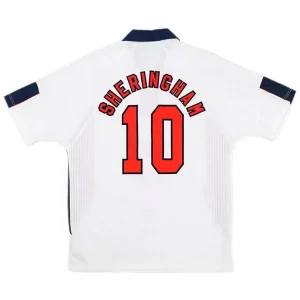 Maillot Rétro Domicile Angleterre Sheringham #10 1998