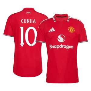 Maillot Player Domicile Manchester United Cunha #10 2026/27 – Image 3