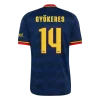 Maillot Extérieur Arsenal Gyökeres #14 2026/27 - Eleven Crown - Maillot de Football Pas Cher - Survêtements Pas Cher - Maillot de Foorball Enfants Pas Cher - Maillots Retro Vintage Pas Cher- Qualité Premium