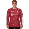 Maillot Player Manches Longues Domicile Liverpool FC 2026/27 - Eleven Crown - Maillot de Football Pas Cher - Survêtements Pas Cher - Maillot de Foorball Enfants Pas Cher - Maillots Retro Vintage Pas Cher- Qualité Premium
