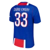 Maillot Domicile PSG Zaïre Emery #33 2026/27 - Eleven Crown - Maillot de Football Pas Cher - Survêtements Pas Cher - Maillot de Foorball Enfants Pas Cher - Maillots Retro Vintage Pas Cher- Qualité Premium