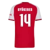 Maillot Player Domicile Arsenal Gyökeres #14 2026/27 - Eleven Crown - Maillot de Football Pas Cher - Survêtements Pas Cher - Maillot de Foorball Enfants Pas Cher - Maillots Retro Vintage Pas Cher- Qualité Premium