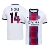 Maillot Extérieur PSG D. Doué #14 2026/27 - Eleven Crown - Maillot de Football Pas Cher - Survêtements Pas Cher - Maillot de Foorball Enfants Pas Cher - Maillots Retro Vintage Pas Cher- Qualité Premium