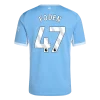 Maillot Domicile Manchester City Foden #47 2026/27 - Eleven Crown - Maillot de Football Pas Cher - Survêtements Pas Cher - Maillot de Foorball Enfants Pas Cher - Maillots Retro Vintage Pas Cher- Qualité Premium